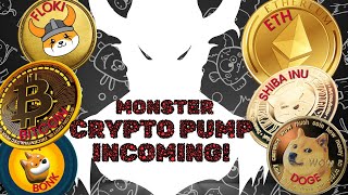 MONSTER PUMP INCOMING 🚀 Doge Shiba Inu Floki Ethereum and Bonk Price Prediction 🔥 [upl. by Jelle]