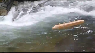 Cruise ship sails over waterfall and sinks [upl. by Hepsiba]