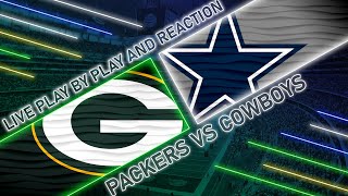 Packers vs Cowboys Live Play by Play amp Reaction [upl. by Patience255]