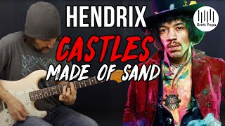 How To Play  Jimi Hendrix  Castles Made Of Sand  Part 2  Guitar Lesson [upl. by Sheng587]