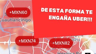 Activa la tarifa dinámica en Uber adiós a los mapas grises [upl. by Daron]