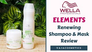 Wella Professional Elements Renewing Shampoo amp Mask Review [upl. by Yonah]