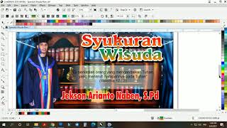 SPANDUK SYUKURAN WISUDA JEKSON ARIANTO NABEN S Pd [upl. by Amikay]