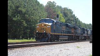 CSX Q416 at Collier Petersburg VA 105 PM [upl. by Neras]