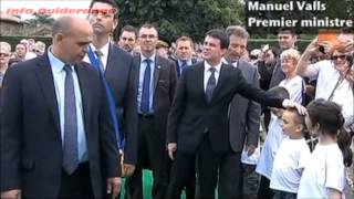 Manuel Valls traité dimposteur à OradoursurGlane 100614 [upl. by Novah]