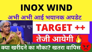 INOX WIND SHARE LATEST NEWS INOX WIND SHARE TARGET PRICE INOX WIND SHARE ANALYSIS INOX WIND SHARE [upl. by Anelram]