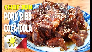 Pork Ribs CocaCola  Filipino Recipes  Pinoy Pork Ribs  Tagalog [upl. by Krock]