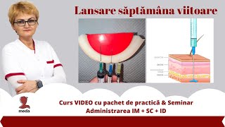 Injectia intramusculara  Suport video de curs cu model de practica inclus plus Seminar online [upl. by Ahseret]