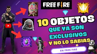 10 Objetos Exclusivos de Free Fire en 2023  No Creo que los tengas todos [upl. by Atalanta]