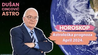 Horoskop za April 2024 za sve znake i podznake  Dušan Cincović Astro [upl. by Ennej]