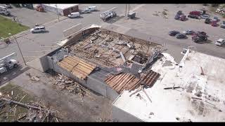 Marshalltown Iowa tornado drone video 2018 [upl. by Yeorgi]