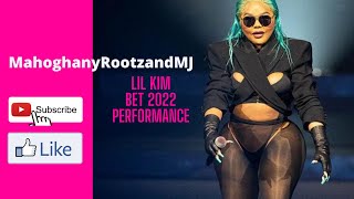 Lil Kim Diddy Busta rhymes performing at 2022 bet awards [upl. by Atiek]