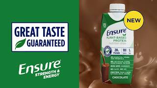 Introducing Ensure® PlantBased Protein [upl. by Annoid]