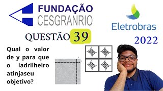 Questão 39 da Eletrobrás 2022 Banca Cesgranrio  Como calcular o metro quadrado [upl. by Nnaesor523]