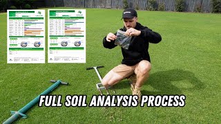 Taking my lawn care game to the next level with a SIMPLE soil test [upl. by Eiramlehcar]