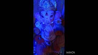 Ganpati bappa in rain effect ganpatibappamorya aartisukhkartaviralshortsPrincessshreya02 [upl. by Ybhsa]