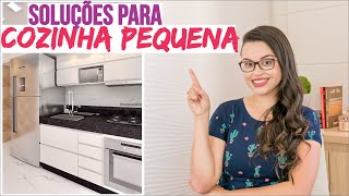 8 SOLUÇÕES para COZINHA PEQUENA  Mariana Cabral [upl. by Ahsiemac78]