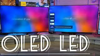 Oled vs led Tv Philips 55oled856 vs 58pus8556 [upl. by Ophelia96]