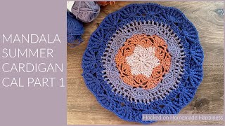 Mandala Summer Cardigan  Part 1 [upl. by Katharina]