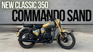 New Classic 350 Commando Sand Review  Signals Variant  Motorxone [upl. by Felita]