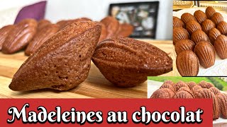 Madeleines au Chocolat طريقة تحضير المادلين بإحترافية [upl. by Elcin]