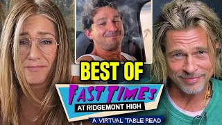 Brad Pitt amp Jennifer Aniston Reunite Shia LaBeouf Spicoli Best of Fast Times At Ridgemont High LIVE [upl. by Kwabena451]