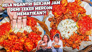 NGANTRI PANJANG DEMI CEKER MERCON MANDI CABE SAMPE NAMBAH NASI 2x [upl. by Htinnek]