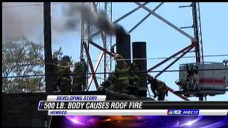 500 pound body leads to fire at cremation plant [upl. by Olegnaid]