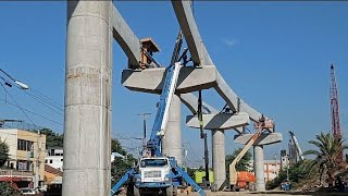 Los Nuevos Avances Del Monorriel De SantiagoRepublica Dominicana [upl. by Ihsakat125]