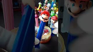 PEZ CANDY DISPENSER ROLEPLAYING🍬 howto refill play asmr candy shorts supermario barbie [upl. by Candless]