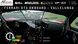 Vallelunga Onboard 2021  Ferrari 488 GT3 Evo [upl. by Bum]