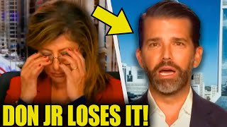 Fox Host Visibly Disturbed As Don Jr LOSES ALL CONTROL [upl. by Ahselrak]