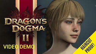 🟠DEMO 🟠DRAGONS DOGMA 2 CUTE CHARACTER CREATION ⚠DEMO⚠ [upl. by Annaeirb]