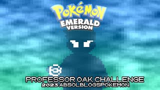 647  I tried the Professor Oak Challenge in Pokemon Emerald Version [upl. by Niahs933]