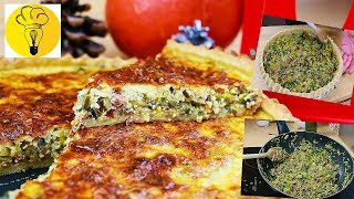 Comment faire une quiche aux poireaux et lardons  Cuisine en Pratique [upl. by Akived]