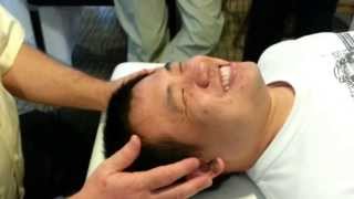 Osteopathic Cranial Sacral Basic Course Vault Flexion Hold 1 [upl. by Affra166]