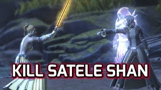 SWTOR KOTFE ► Killing Satele Shan Chapter 12  Cruel Bioware Torment me no Further [upl. by Tegdig]