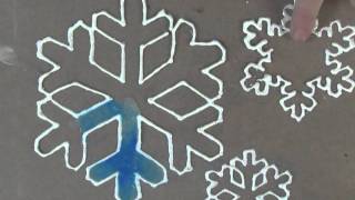 Quick and Easy Snowflake Window Clings Using Aleenes Original Tacky Glue [upl. by Salokcin]