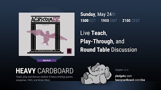 Agricola Master of Britain Teaching Playthrough amp Round table by Heavy Cardboard [upl. by Fortin]