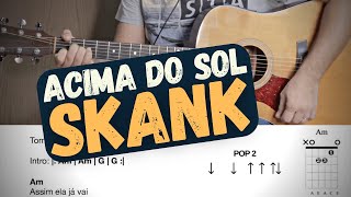 Violão Iniciante  Acima do Sol  Skank [upl. by Nnaj643]