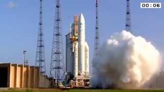 Ariane 5 liftoff  VA226 [upl. by Llydnek]