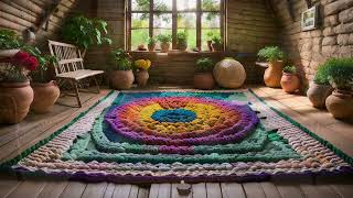 Crochet Carpet Models  Share Ideas crochet carpet [upl. by Ternan332]