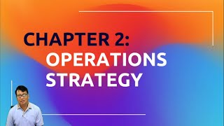 OPERATIONS STRATEGY CHAPTER  2 [upl. by Fredel]