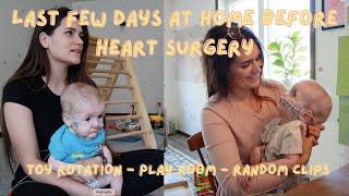 Days Before Denvers Heart Surgery  Toy Rotation New Playroom amp Cute Videos Before His Big Day [upl. by Enilorac]