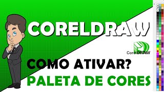 Como ativar paleta de cores no CorelDraw Como habilitar paleta de cores no CorelDraw 2021 [upl. by Eniahs]