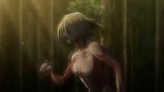 Levi Vs Female Titan  60 FPS [upl. by Nissy167]