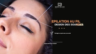 Epilation au fil est essentiel pour tracer un design des sourcil parfait [upl. by Olivier]