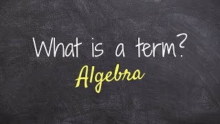 What is a term in Algebra [upl. by Nue]