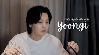 bts imagine late night calls with yoongi pov dinner date [upl. by Dazhehs236]