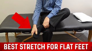 How to Fix Flat Feet – Best Stretch amp Exercise – Dr Berg [upl. by Lyrradal542]